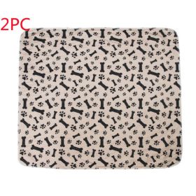 Three-layer Waterproof Pet Absorbent Pad (Option: Coffee 2PC-L)